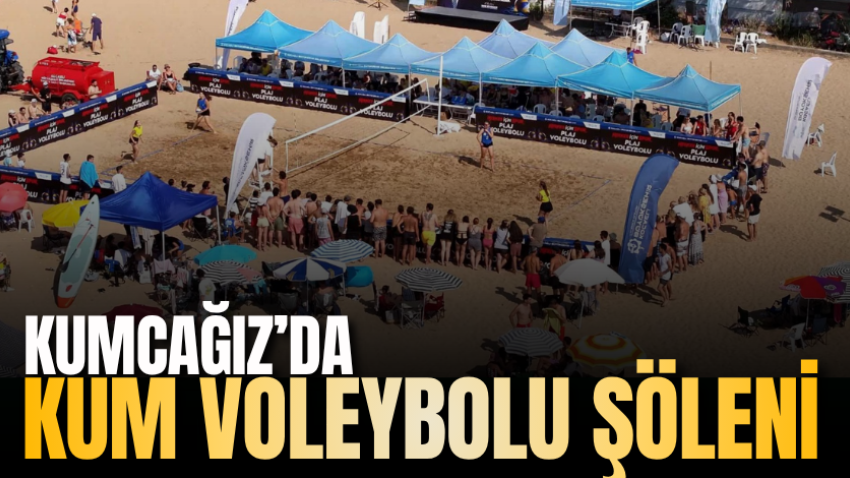 Kumcağız’da kum voleybolu şöleni 