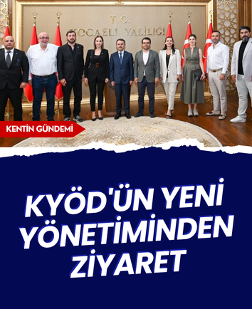 KYÖD'ün yeni yönetiminden ziyaret