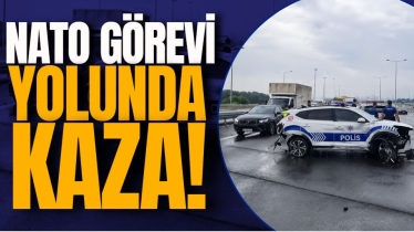 NATO görevi yolunda kaza!