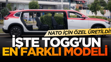 NATO için özel üretildi! İşte Togg'un en farklı modeli