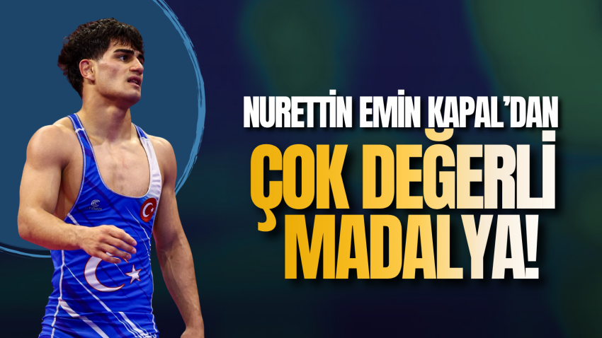 Nurettin Emin Kapal’dan çok değerli madalya! 