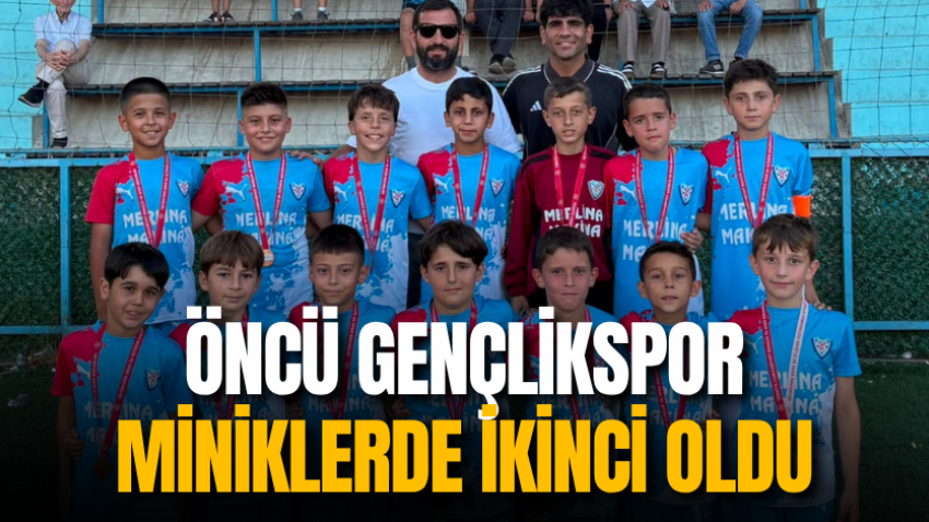 Öncü Gençlikspor miniklerde ikinci oldu