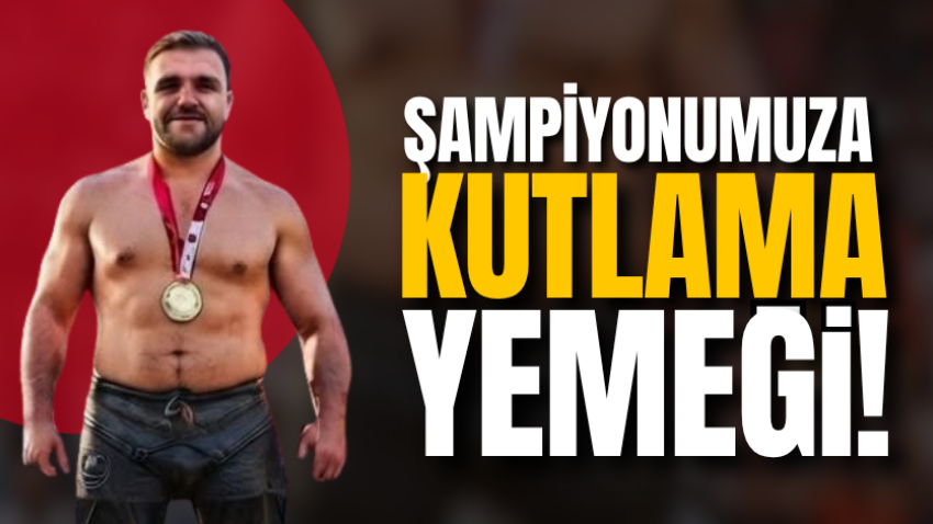 Şampiyonumuza kutlama yemeği!