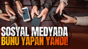 Sosyal medyada bunu yapan yandı! 