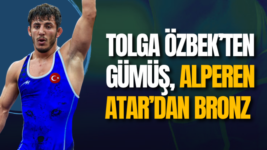 Tolga Özbek’ten gümüş, Alperen Atar’dan bronz 