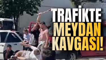 Trafikte meydan kavgası!