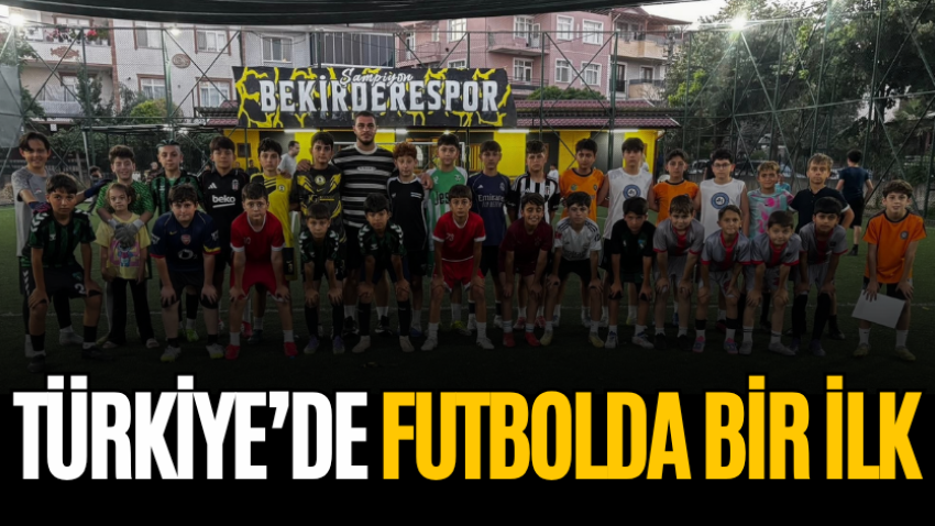 Türkiye’de futbolda bir ilk