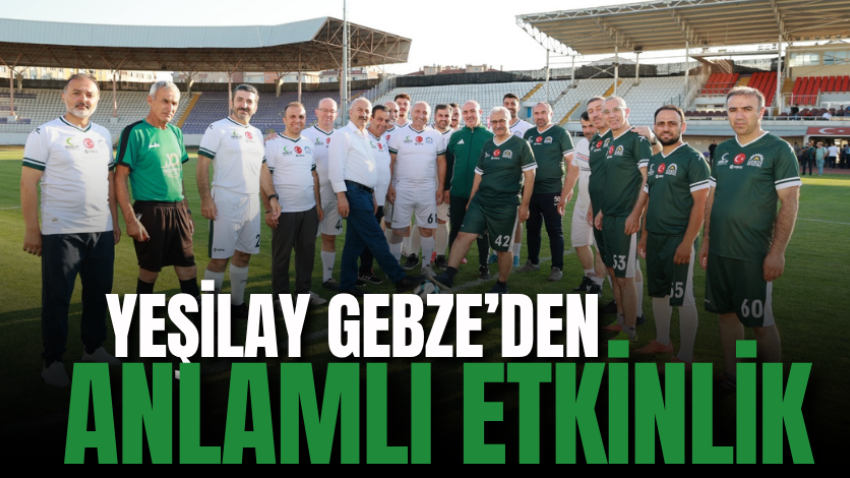 Yeşilay Gebze’den anlamlı etkinlik