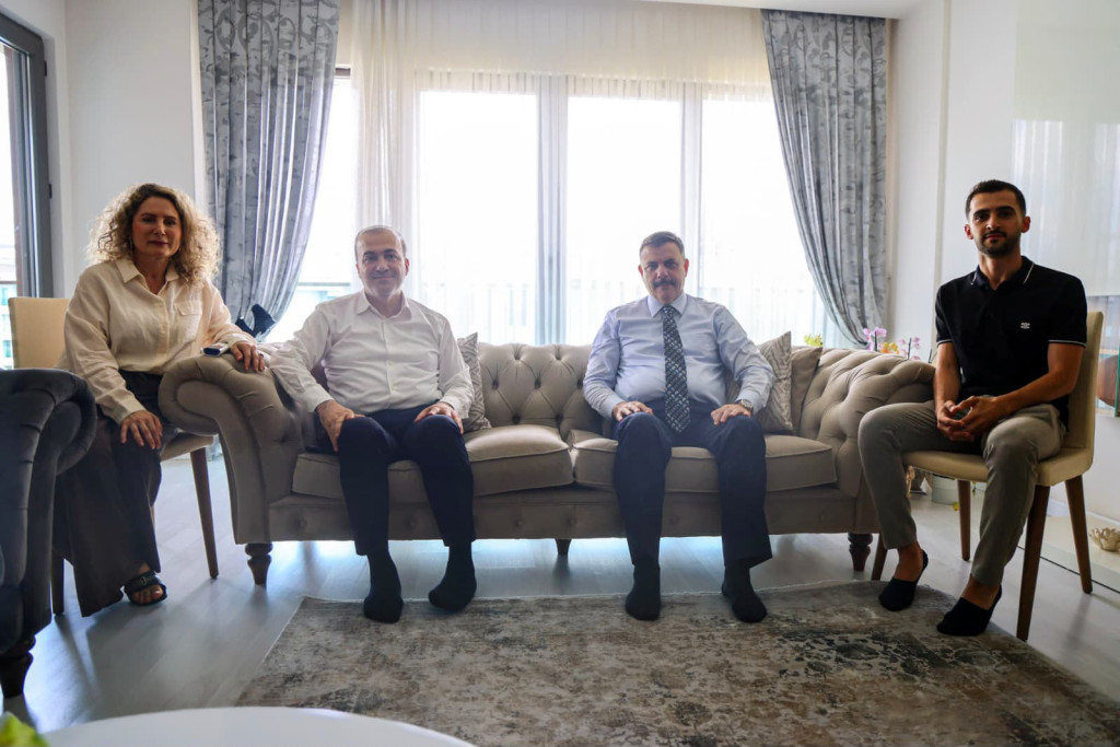 Bakan Çiftçi’den Başkan Talus’a geçmiş olsun ziyareti
