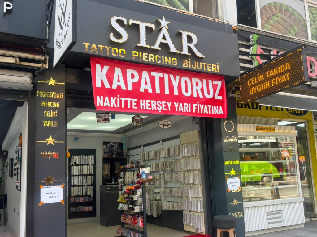 İnönü Caddesi’nde kapanış