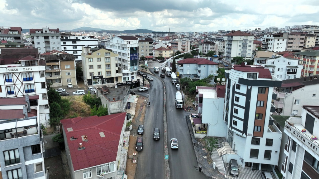O cadde yepyeni bir görünüme kavuşuyor!