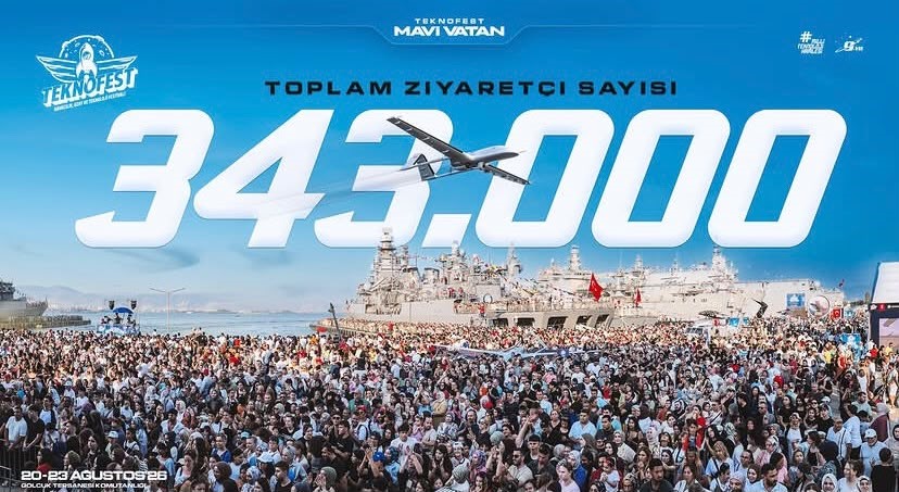 Mavi Vatan’ı 343 bin kişi ziyaret etti