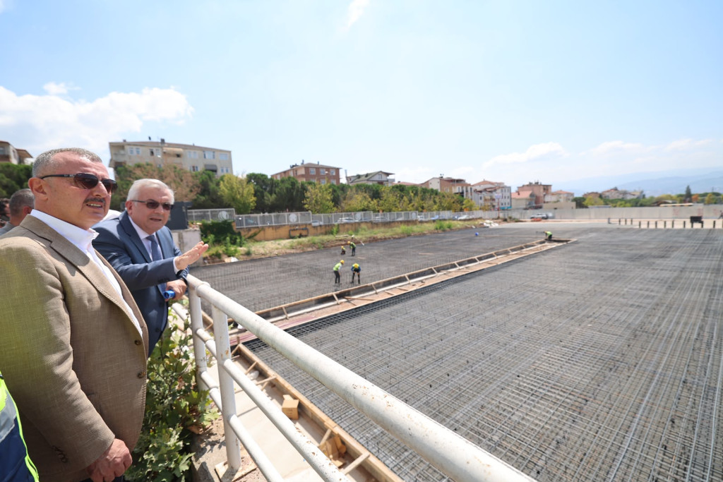 Başkan Büyükakın dev projeyi yerinde inceledi!
