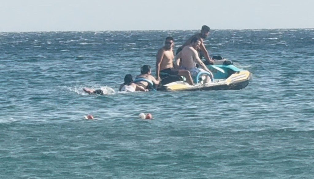 Denizde korku dolu anlar!