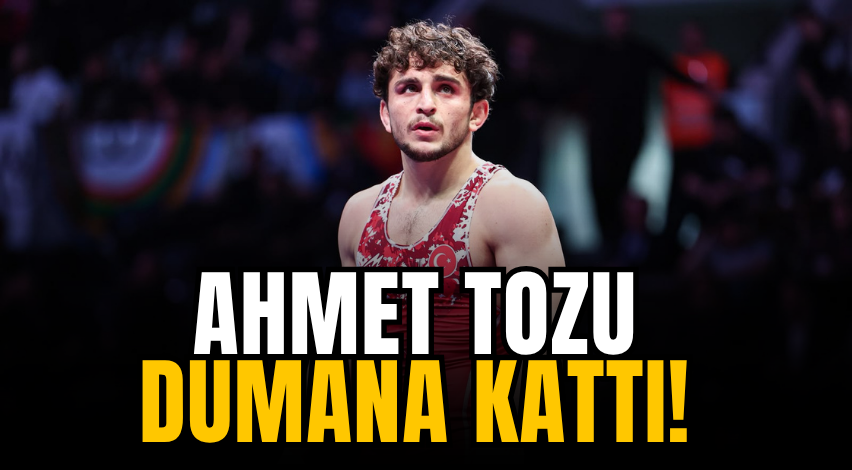 Ahmet tozu dumana kattı!