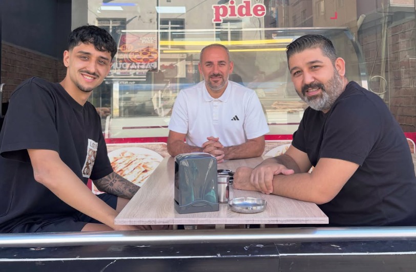 Başkan Sabri Yıldız’ın misafiri Bodrumsporlu futbolcu Oğulcan’dı
