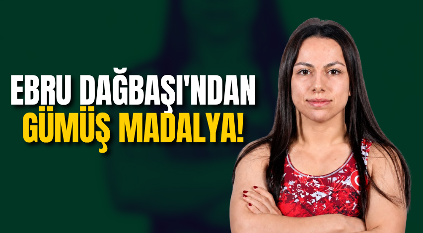 Ebru Dağbaşı'ndan gümüş madalya!