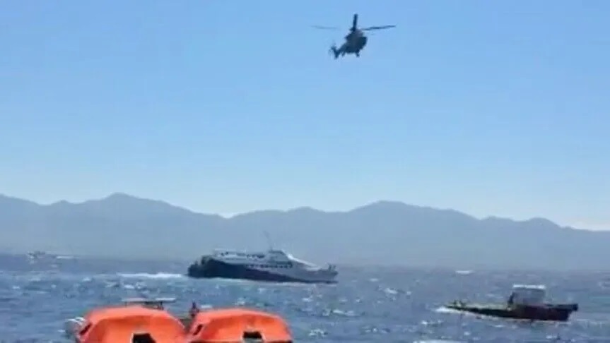 Girne açıklarında yolcu gemisi battı!