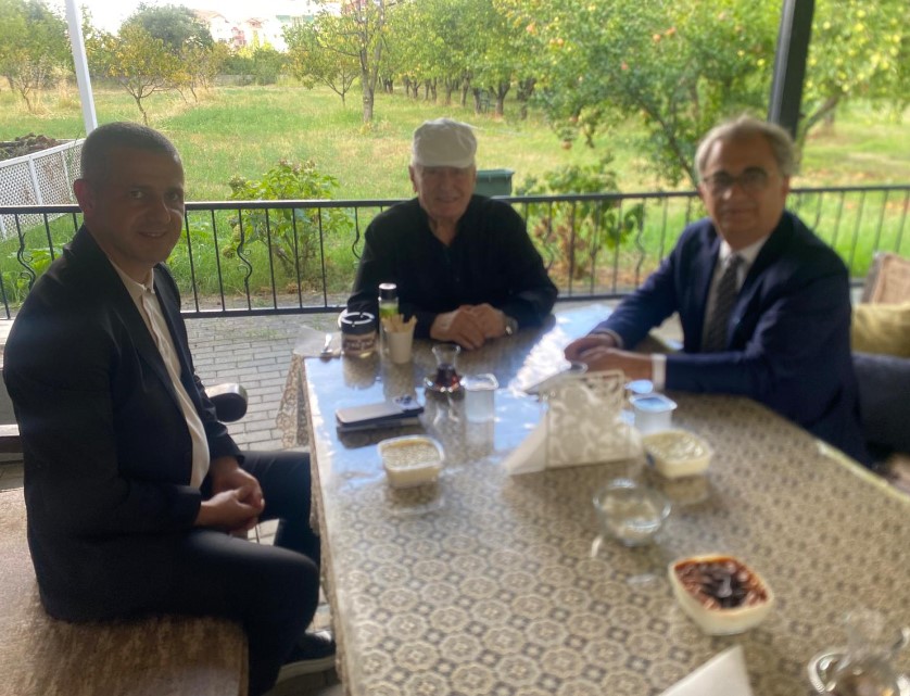 Baraçlı ve Balaban, Sirmen’e taziyeye gitti