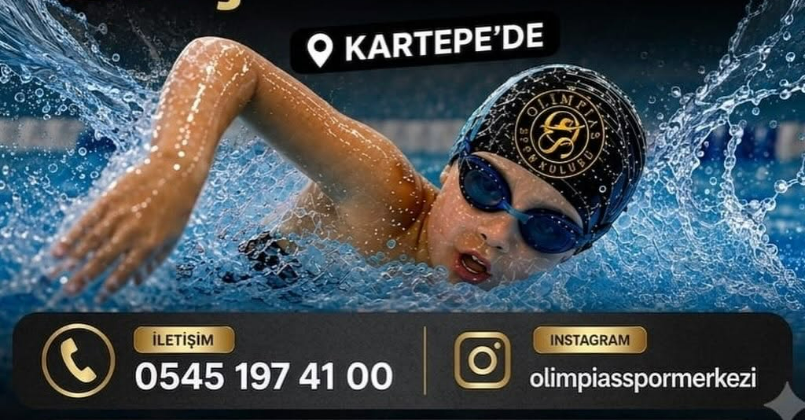 Kartepe’de yüzme heyecanı!
