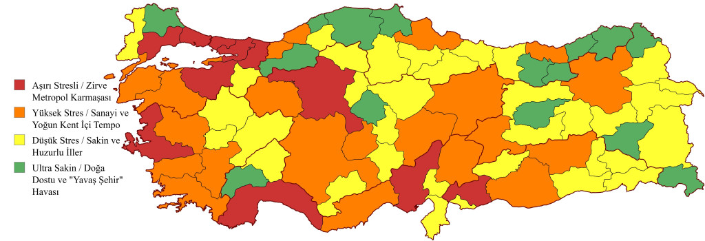 Kocaeli’nin rengi herkesi şaşırttı! Haritada bakın nereye düştü 
