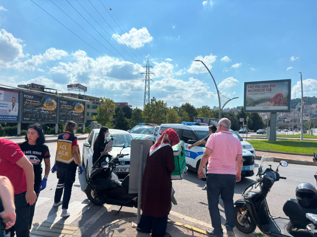 İzmit otogar bölgesinde feci kaza!