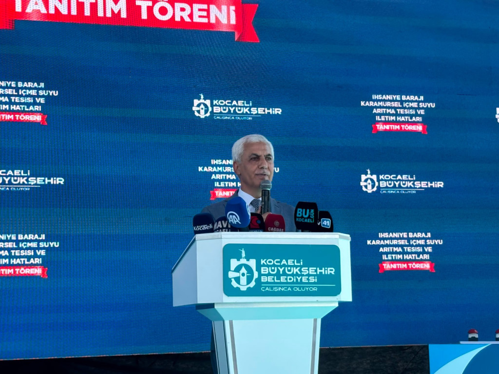 İSU Genel Müdürü Sağlık: “Kocaeli’nin su altyapısını güçlendirdik”