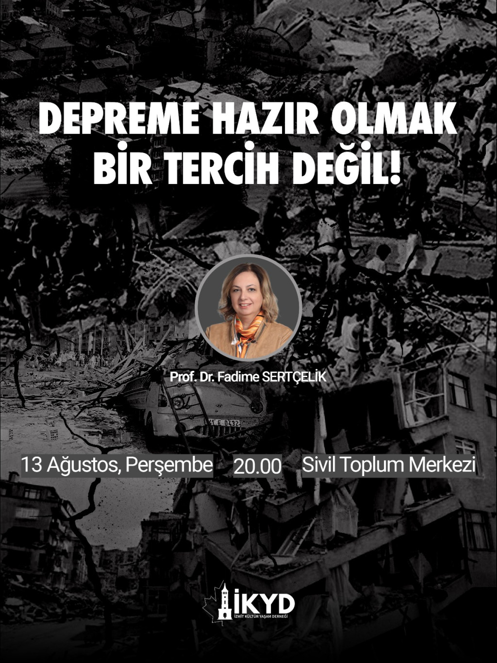İzmit'te deprem hazırlığı konuşulacak