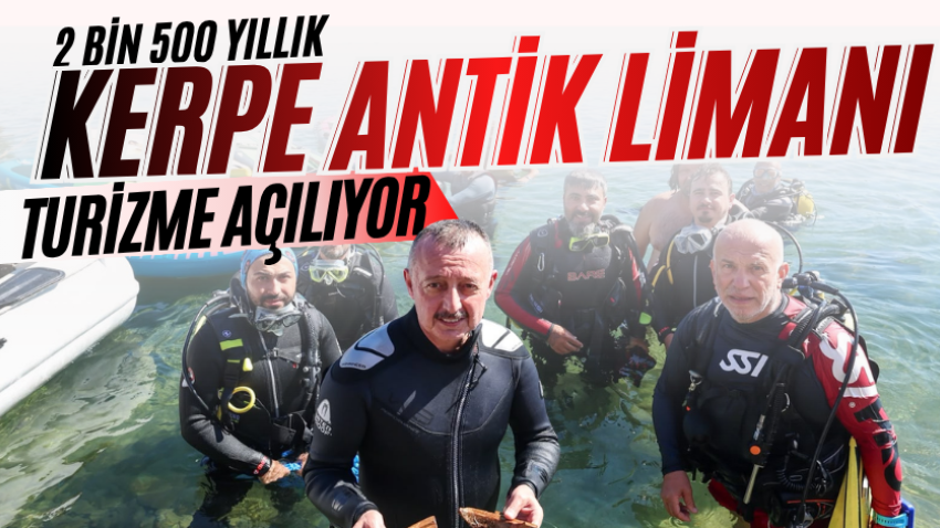 2 bin 500 yıllık Kerpe Antik Limanı turizme açılıyor