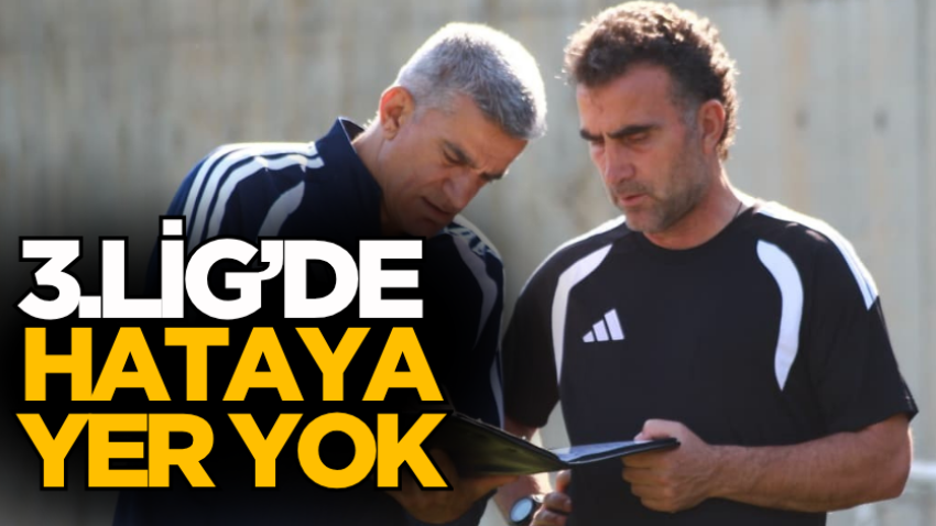 3.Lig’de hataya yer yok
