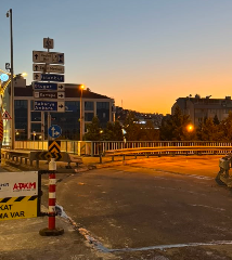 Adalet Köprüsü’nde asfalt çalışması tamamlandı