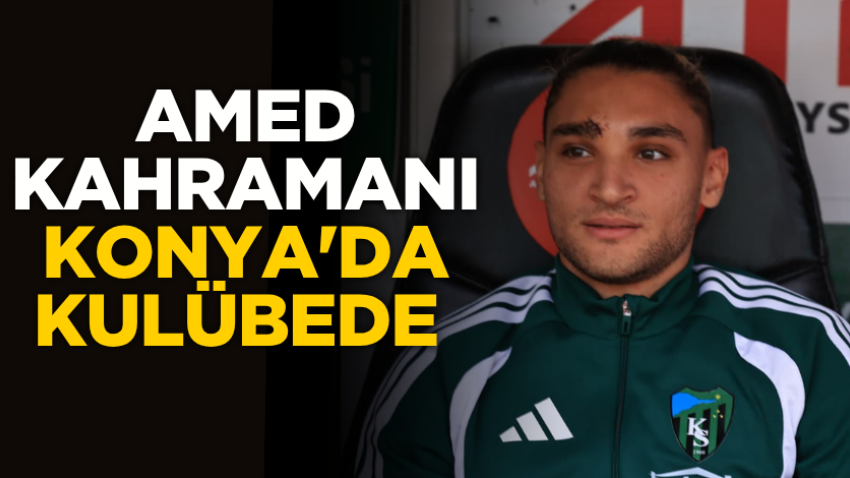Amed kahramanı Konya'da kulübede 