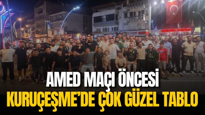 Amed maçı öncesi Kuruçeşme’de çok güzel tablo 