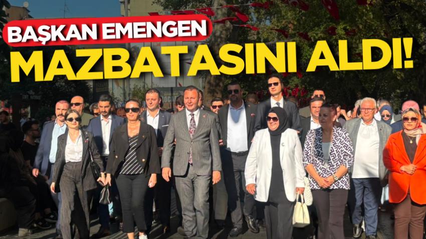 Başkan Emengen mazbatasını aldı!
