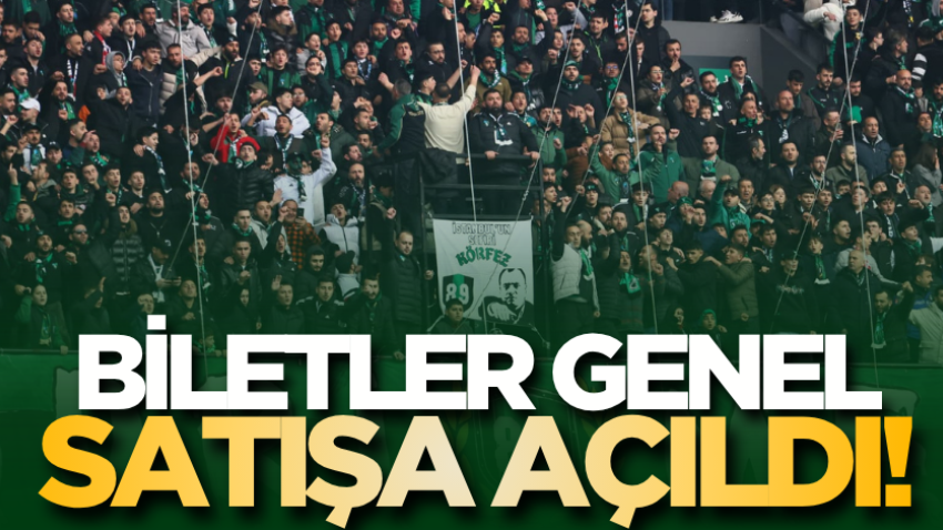 Biletler genel satışa açıldı