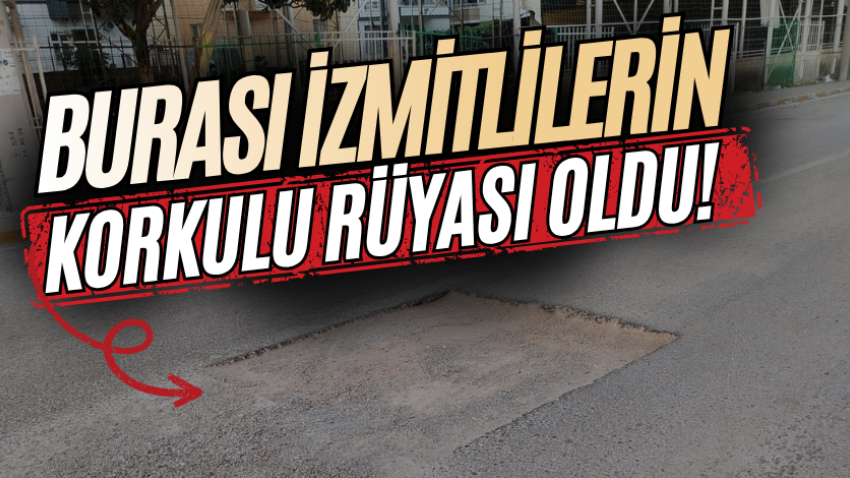Burası İzmitlilerin korkulu rüyası oldu!