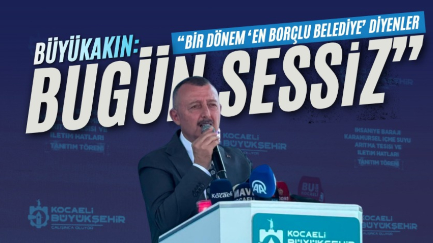 Büyükakın: “Bir dönem ‘en borçlu belediye’ diyenler bugün sessiz”