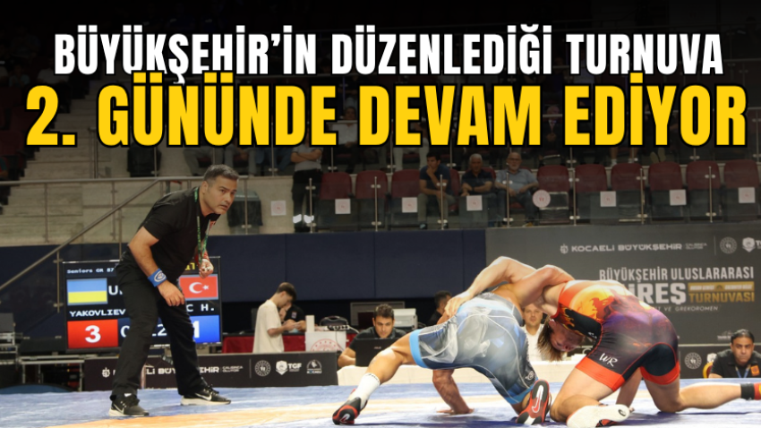 Büyükşehir’in düzenlediği turnuva 2. gününde devam ediyor;