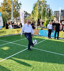 Darıca'da ayak tenisi heyecanı