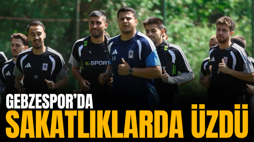Gebzespor’da sakatlıklarda üzdü