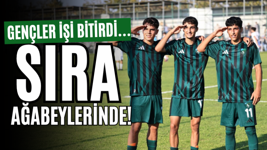 Gençler işi bitirdi… Sıra ağabeylerinde!