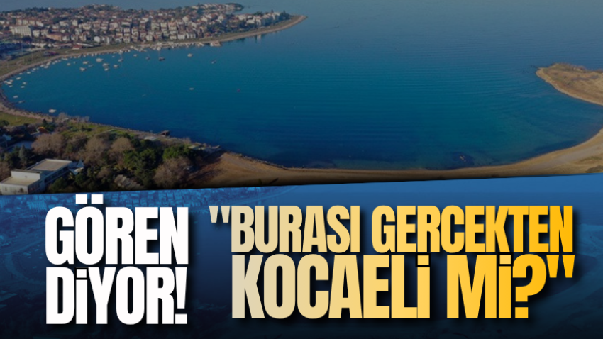 Gören "Burası gerçekten Kocaeli mi?" diyor!