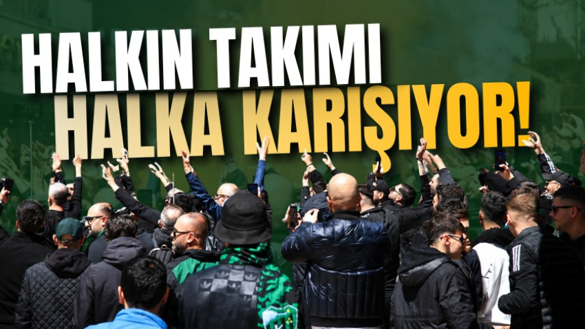 Halkın takımı halka karışıyor!