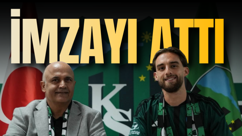 İmzayı attı