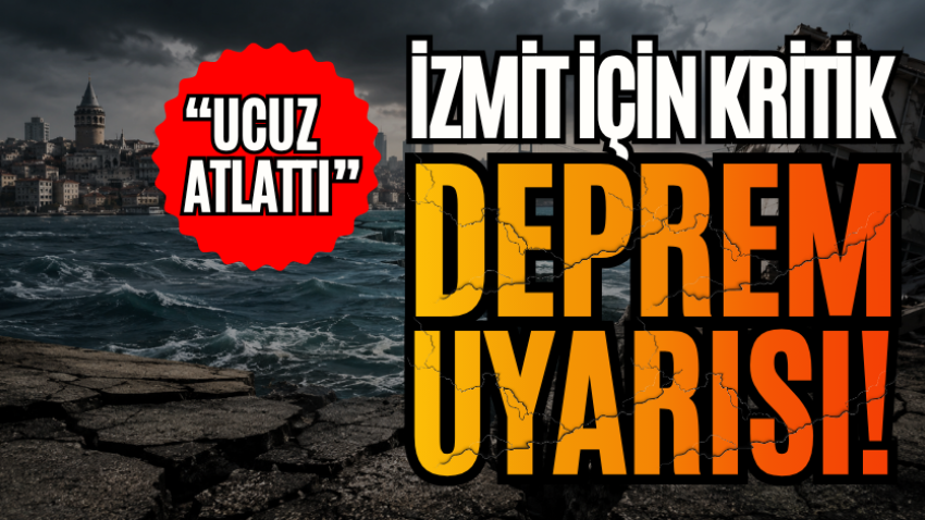 İzmit için kritik deprem uyarısı! “Ucuz atlattı”