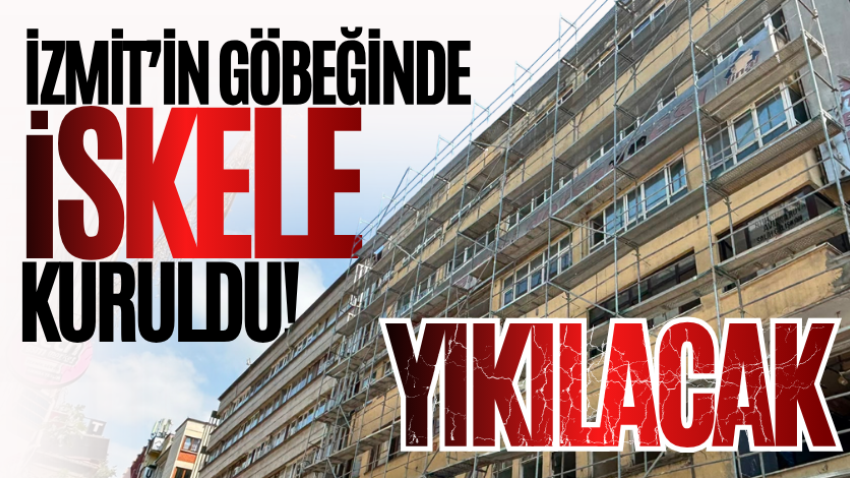 İzmit’in göbeğinde iskele kuruldu! Yıkılacak