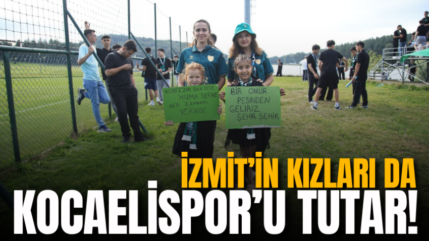 İzmit’in kızları da Kocaelispor’u tutar! 