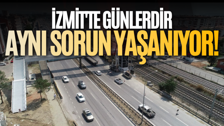 İzmit'te günlerdir aynı sorun yaşanıyor!