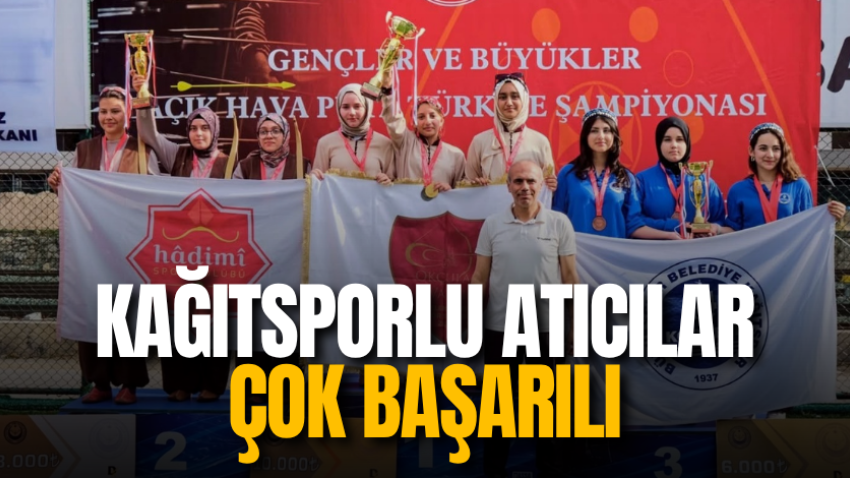 Kağıtsporlu atıcılar çok başarılı