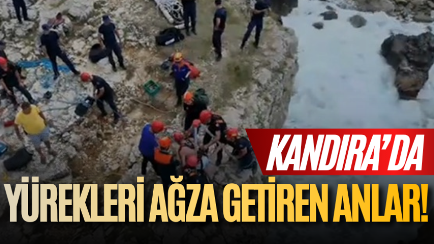 Kandıra’da yürekleri ağza getiren anlar!